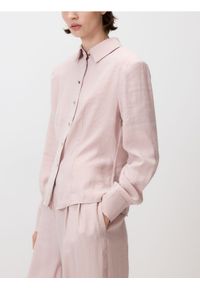 Reserved - Koszula z modalu - pastelowy róż. Kolor: różowy #1