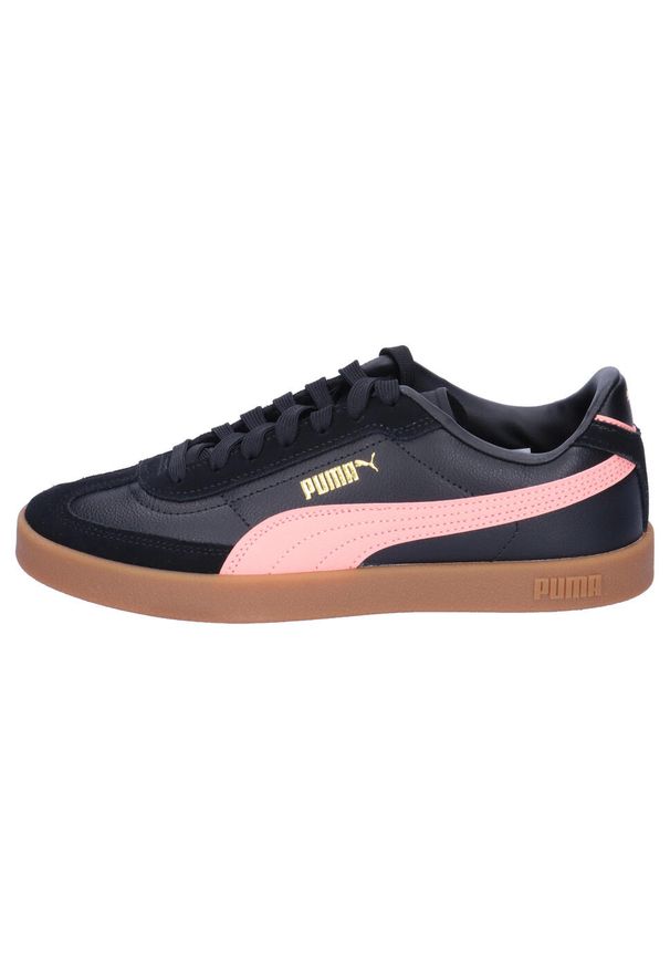 Buty do chodzenia damskie Puma Club Ii Era. Zapięcie: sznurówki. Kolor: czarny. Materiał: skóra. Szerokość cholewki: normalna. Sport: turystyka piesza