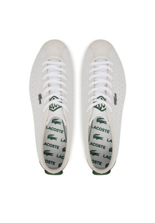 Lacoste Sneakersy 7-49SMA0042 Biały. Kolor: biały. Materiał: skóra