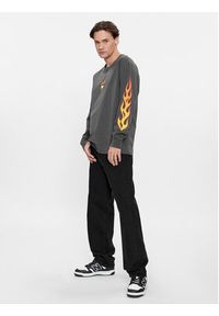 Tommy Jeans Longsleeve Burning Badge DM0DM17741 Szary Relaxed Fit. Kolor: szary. Materiał: bawełna. Długość rękawa: długi rękaw #5