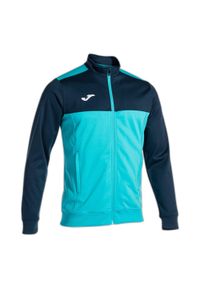 Bluza dresowa zapinana na zamek błyskawiczny Joma Winner. Kolor: niebieski. Materiał: dresówka. Sport: fitness, piłka nożna