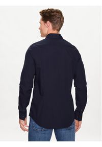 Calvin Klein Jeans Koszula J30J319065 Granatowy Slim Fit. Kolor: niebieski. Materiał: bawełna