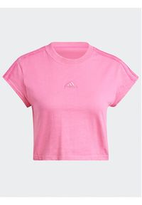 Adidas - adidas T-Shirt ALL SZN 3-Stripes IR8854 Różowy Regular Fit. Kolor: różowy. Materiał: bawełna