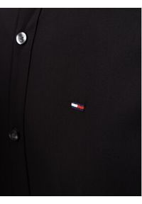 Tommy Jeans Koszula DM0DM04405 Czarny Slim Fit. Kolor: czarny. Materiał: bawełna