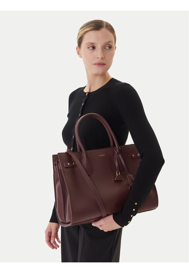 Aldo Torebka Unolaan 14143581 Bordowy. Kolor: czerwony. Materiał: skórzane