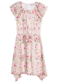 bonprix - Sukienka dziewczęca na wyjątkowe okazje. Typ kołnierza: kokarda. Kolor: fioletowy #1