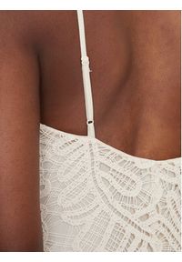 BARDOT - Bardot Sukienka koktajlowa 57998DB6 Écru Slim Fit. Materiał: bawełna. Styl: wizytowy #5