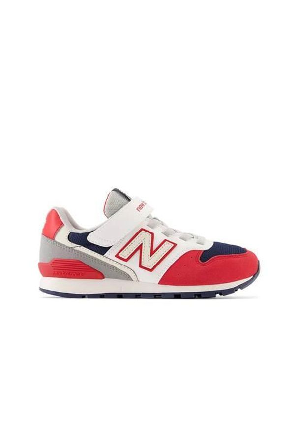 Buty do chodzenia dla dzieci New Balance 996. Zapięcie: rzepy. Kolor: czerwony, wielokolorowy. Materiał: materiał, syntetyk, tkanina. Szerokość cholewki: normalna. Model: New Balance 996. Sport: turystyka piesza