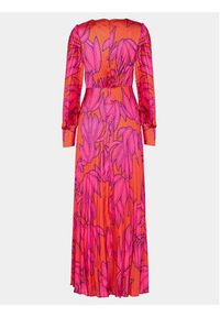 Nissa Sukienka letnia RC14905 Różowy Regular Fit. Kolor: różowy. Materiał: syntetyk. Wzór: kolorowy. Sezon: lato #2