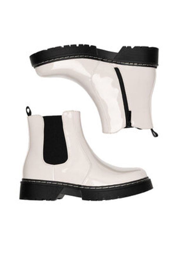 Jenny Fairy Sztyblety WS2910-01 Beżowy. Kolor: beżowy. Materiał: materiał