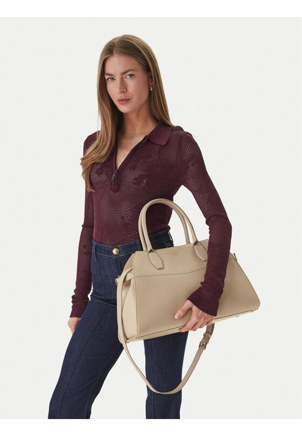 Guess Torebka HWYUAA P6276 Beżowy. Kolor: beżowy. Materiał: skórzane