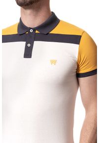 Wrangler - POLO WRANGLER FUNKY POLO AMBER YELLOW W7B50G3UY. Typ kołnierza: polo #4