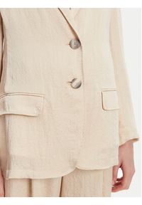 Marella Marynarka Selz 2513041085 Écru Regular Fit. Materiał: acetat #4