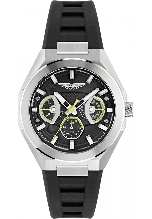 Zegarek męski Aston Martin MTRI1F502 czarny. Kolor: czarny