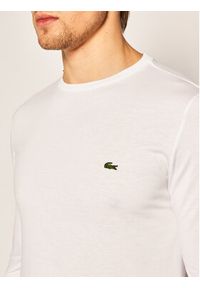 Lacoste Longsleeve TH6712 Biały Regular Fit. Kolor: biały. Materiał: bawełna. Długość rękawa: długi rękaw #4