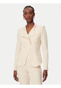 Rinascimento Marynarka CFC0127901003 Beżowy Slim Fit. Kolor: beżowy. Materiał: syntetyk #1