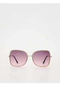 Reserved - Okulary przeciwsłoneczne - fioletowy. Kolor: fioletowy #1