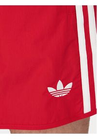 Adidas - adidas Szorty sportowe Sprinter KE3570 Czerwony Regular Fit. Kolor: czerwony. Materiał: syntetyk. Styl: sportowy #5