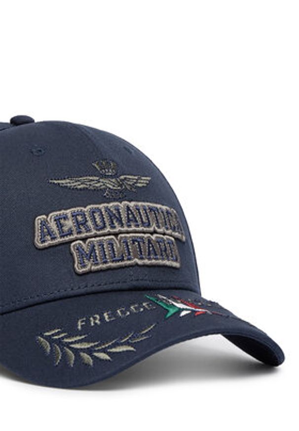 Aeronautica Militare Czapka z daszkiem 242HA1104CT2261 Granatowy. Kolor: niebieski. Materiał: bawełna