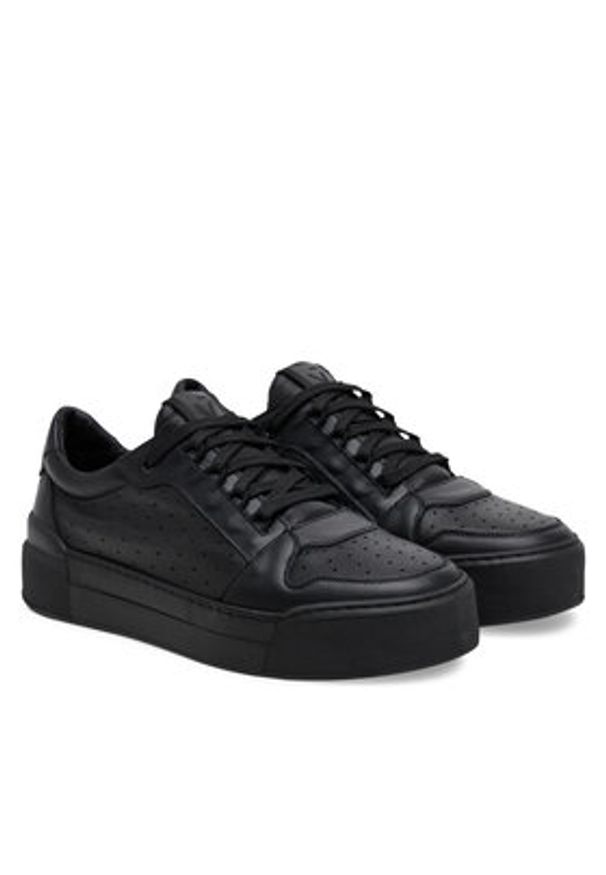 Vic Matié Sneakersy 1G8752U V02BQWB001 Czarny. Kolor: czarny. Materiał: skóra