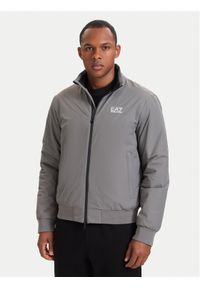 EA7 Emporio Armani Kurtka bomber 8NPB20 PNFZZ U8085 Szary Regular Fit. Kolor: szary. Materiał: syntetyk #1