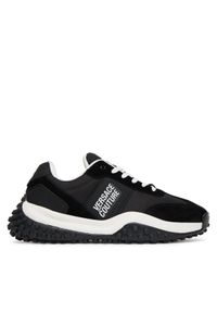 Versace Jeans Couture Sneakersy 79YA3SN4 ZSD02 Czarny. Kolor: czarny. Materiał: materiał