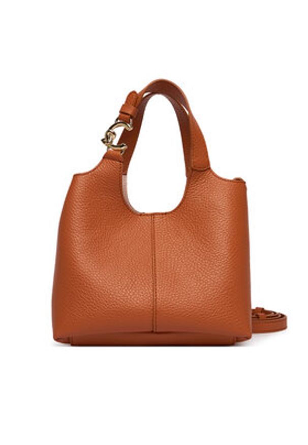 Coccinelle Torebka SHA Coccinelle C-Easy E1 SHA 58 01 01 Brązowy. Kolor: brązowy. Materiał: skórzane