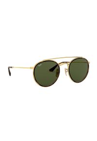 Ray-Ban - Okulary Round Double Bridge 0RB3647N.51.001. Kształt: owalne. Kolor: czarny #5