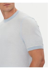 BOSS T-Shirt Jianfranco 50537642 Błękitny Regular Fit. Kolor: niebieski. Materiał: bawełna #5