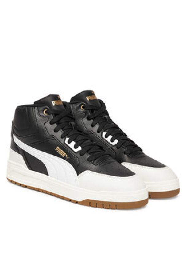 Puma Sneakersy Shuffle Downtown Mid 402598 06 Czarny. Kolor: czarny. Materiał: skóra