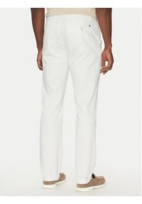 TOMMY HILFIGER - Tommy Hilfiger Chinosy Denton MW0MW37873 Biały Slim Fit. Kolor: biały. Materiał: bawełna #5