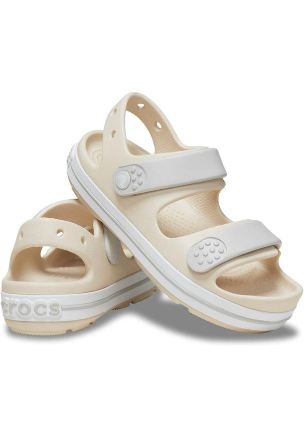 Sandały dziecięce Crocs CROCBAND CRUISER. Kolor: biały, żółty, wielokolorowy