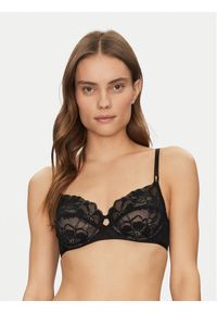Hunkemöller Biustonosz z fiszbiną Sophia 300458 Czarny. Kolor: czarny. Materiał: syntetyk #1