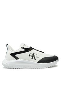 Calvin Klein Jeans Sneakersy Eva Runner Low Lace Ml YM0YM00968 Biały. Kolor: biały. Materiał: materiał