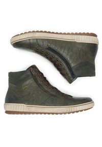 Remonte Sneakersy D0772-52 Zielony. Kolor: zielony. Materiał: skóra #4