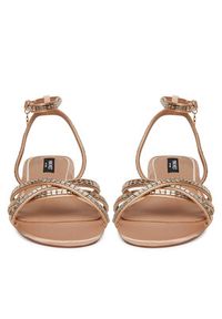 Nine West Sandały R25SS018660 Beżowy. Kolor: beżowy. Materiał: syntetyk, materiał