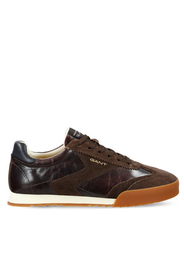 GANT - Gant Sneakersy 31631004 Brązowy. Kolor: brązowy. Materiał: skóra