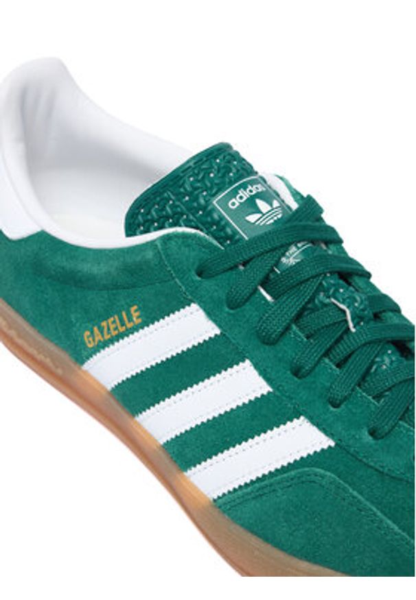Adidas - adidas Sneakersy Gazelle In JI2062 Zielony. Kolor: zielony. Materiał: skóra, zamsz. Model: Adidas Gazelle