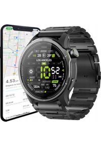 Smartwatch Wenom Smartwatch Męski Zegarek Czarny Zaawansowane Funkcje GPS PRO Zdrowie Sport. Rodzaj zegarka: smartwatch. Kolor: czarny. Styl: sportowy