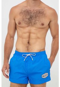 BOSS szorty kąpielowe kolor niebieski. Kolor: niebieski #2