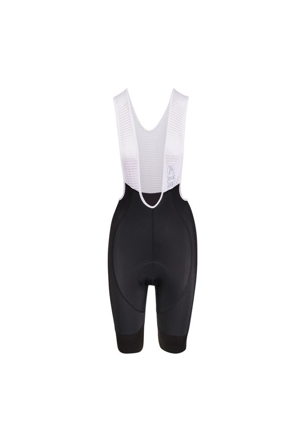 BIORACER - Damskie spodenki na szelkach i w pasie Bioracer Belgium Icon. Kolor: czarny, biały, wielokolorowy. Sport: kolarstwo