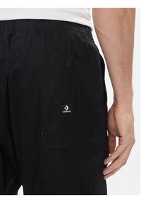 Converse Spodnie dresowe Elevated Woven Jogger 10024604-A01 Czarny Regular Fit. Kolor: czarny. Materiał: bawełna #4