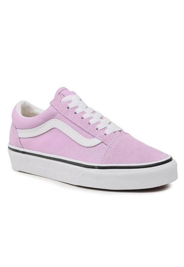 Buty do chodzenia damskie Vans Old Skool. Kolor: różowy. Materiał: syntetyk, tkanina, skóra, materiał. Szerokość cholewki: normalna. Model: Vans Old Skool. Sport: turystyka piesza