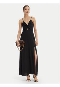 Morgan Sukienka letnia 251-RCOCO.F Czarny Regular Fit. Kolor: czarny. Materiał: syntetyk. Sezon: lato #3