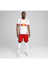 Puma - Męska koszulka domowa FC Red Bull Salzburg 24/25 PUMA White Red. Kolor: wielokolorowy, czerwony, biały