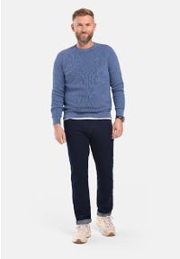 Volcano - Granatowe jeansy Regular Fit, D-JERRY 52. Kolor: niebieski. Styl: klasyczny #1