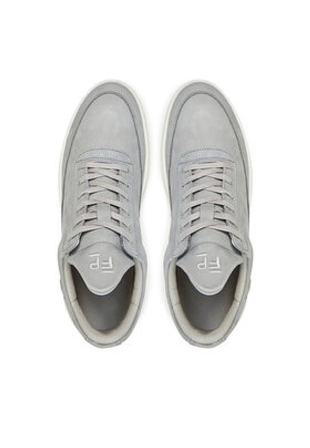Filling Pieces Sneakersy Low Top Ripple 10122841878 Szary. Kolor: szary. Materiał: nubuk, skóra