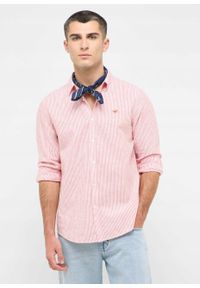 Męska Koszula Mustang Style Rawlins Red Fine Stripe 1016472 12735 #1