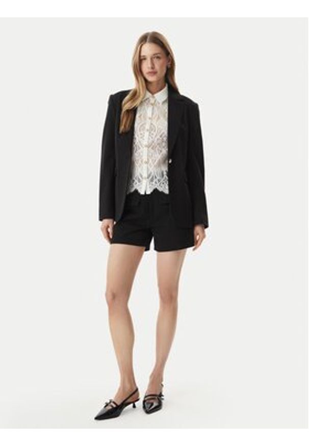 Morgan Szorty materiałowe 261-SHRIS.F Czarny Regular Fit. Kolor: czarny. Materiał: syntetyk