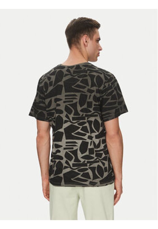 INDICODE T-Shirt Avarua 41-102 Czarny Regular Fit. Kolor: czarny